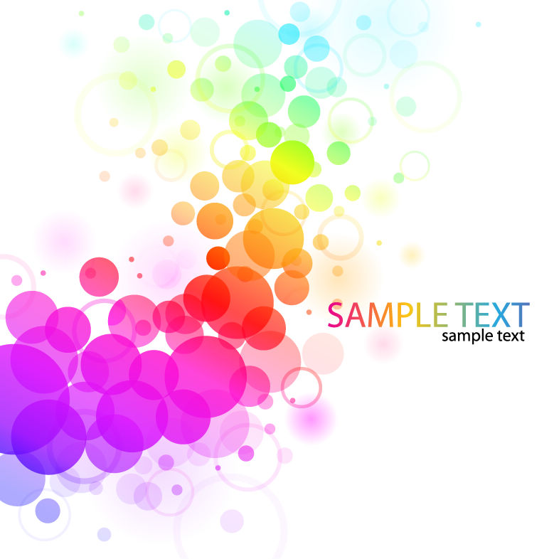 free vector Vector Abstract Colorful Background